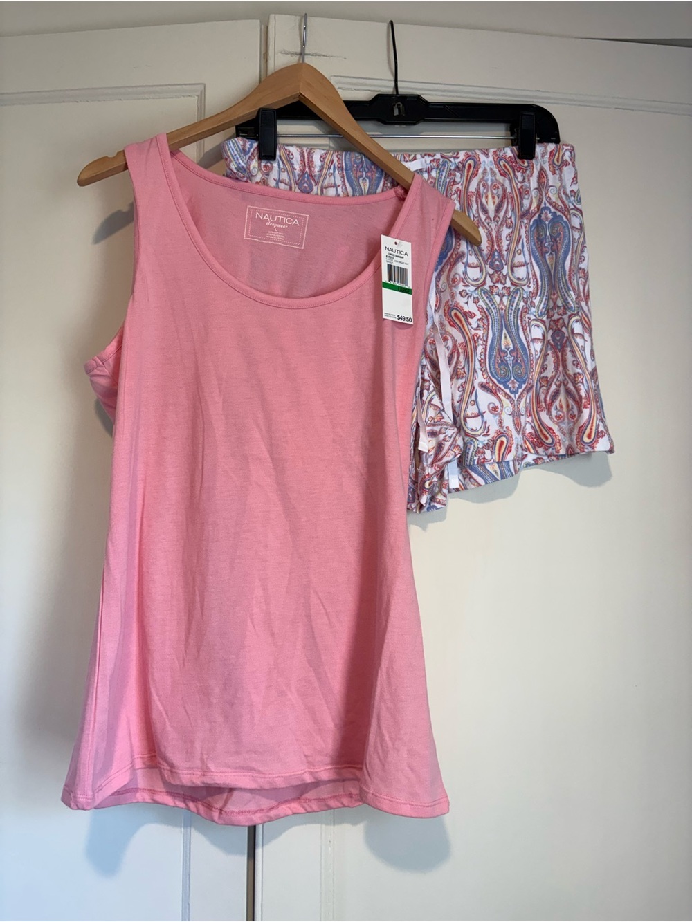 Nautica Tank and Shorts Cotton Pajama Set